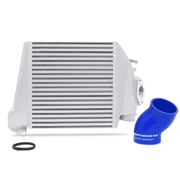 Mishimoto — Mishimoto 08-14 Subaru WRX Top-Mount Intercooler Kit - Powder Coated Silver & Blue Hoses - view 15